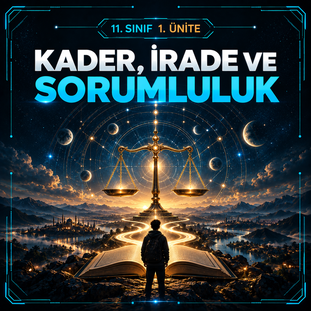 11. Sınıf 1. Ünite – Kader, İrade ve Sorumluluk