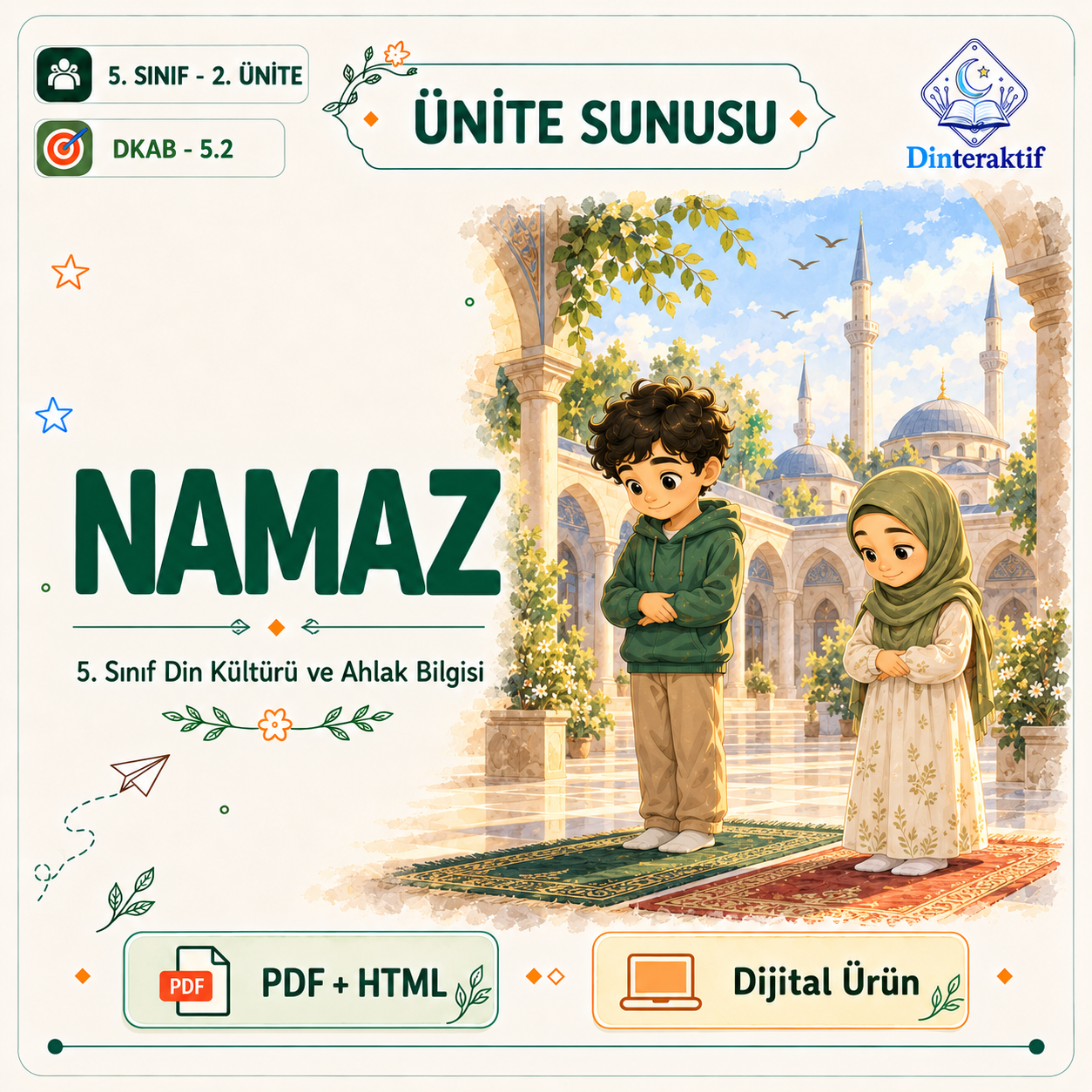 5. Sınıf 2. Ünite – Namaz