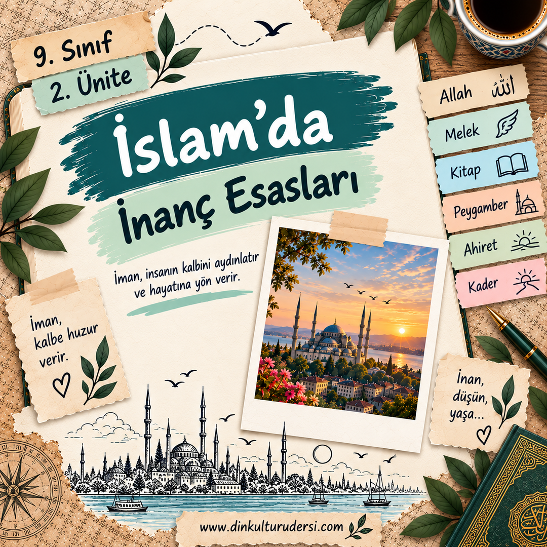 9. Sınıf 2. Ünite — İslam'da İnanç Esasları